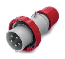Вилка эл. каб. 16А 3P+E+N 400В с безвинт. клем. IP67 DKC DIS2181637P