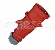 Вилка эл. каб. 32А 3P+E IP44 380В Mennekes 264