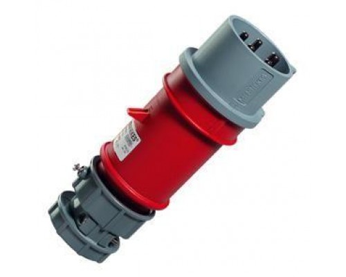 Вилка эл. каб. 32А 5P 6ч IP44 400В PowerTop Mennekes 3977