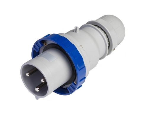 Вилка эл. каб. 63А 2P+E 230В IP67 DKC DIS2186333