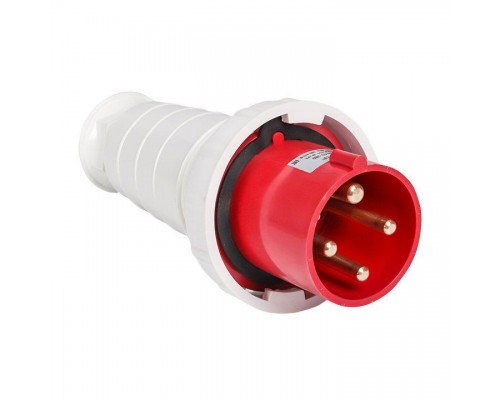 Вилка эл. каб. 63А 3P+E 380В IP67 (034) EKF ps-034-63-380