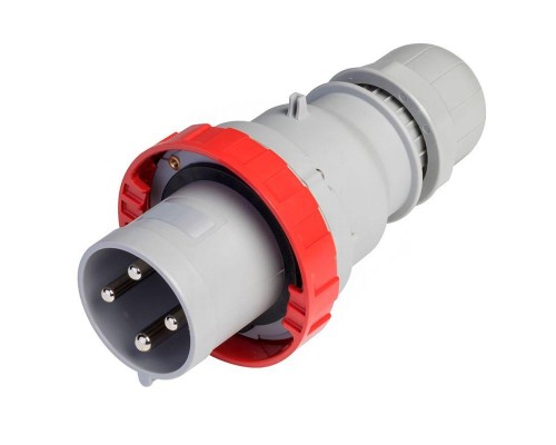 Вилка эл. каб. 63А 3P+E 400В IP67 DKC DIS2186336