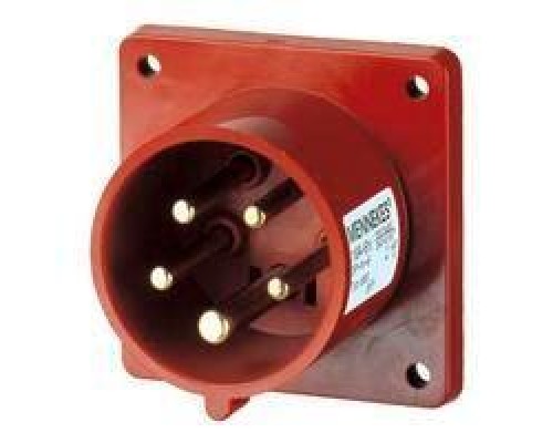 Вилка эл. скр. уст. 16А 3P+E+N IP44 380B Mennekes 1408