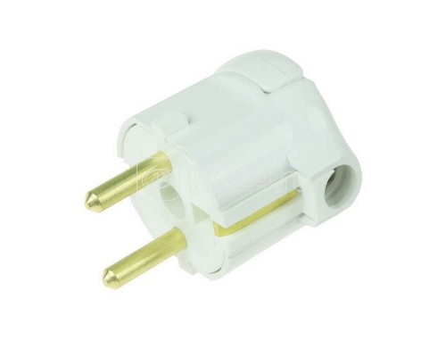 Вилка Евро 16А угловая с заземл. с кольцом PROCONNECT 11-8504