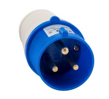 Вилка кабельная 013 16А 220AC 2P+PE 6ч IP44 КЭАЗ 222735