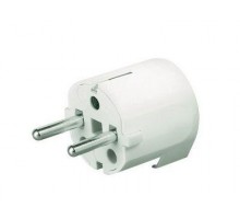 Вилка кабельная 16А 2P+E 230В IP20 с боков. вводом кабеля черн. DKC DIS13083N