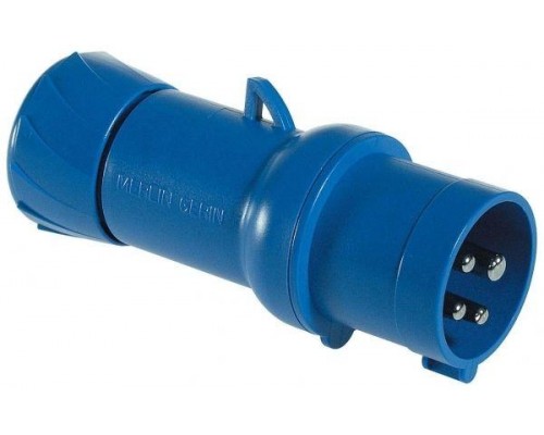 Вилка кабельная 16А 2P+Е 220В быстр. соед. IP44 SchE PKX16M423