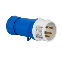 Вилка кабельная 16А 3P-N-E 200-250В винт. IP44 SchE PKE16M425