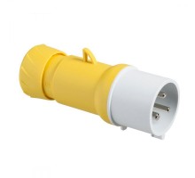 Вилка кабельная 32А 2P-E 100-130В винт. IP44 SchE PKE32M413