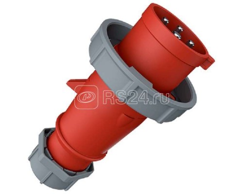 Вилка кабельная 32А 4п 3ч 400-440В IP67 AM-TOP Mennekes 2175B