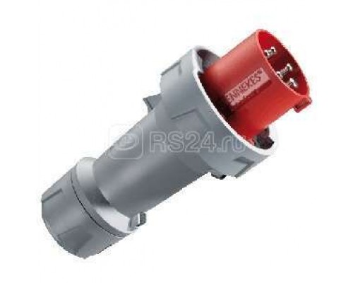 Вилка кабельная 63А 3P+E+N 380В IP67 Power-Top plus Mennekes 3325