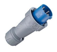 Вилка кабельная 63А 4п 9ч 230В IP67 разборная никел. контакты PowerTOP plus Mennekes 3305