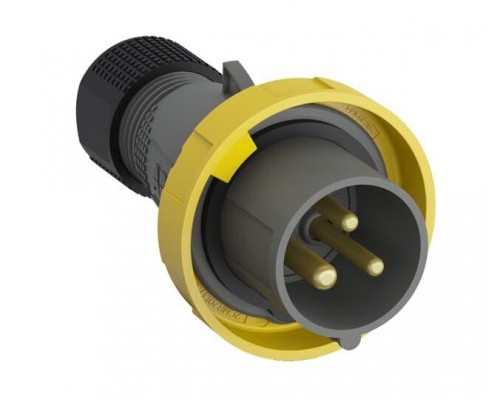 Вилка кабельная Easy&Safe 232EP4W 32А 2P+E IP67 4ч ABB 2CMA101094R1000