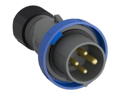Вилка кабельная Easy&Safe 316EP9W 16А 3P+E IP67 9ч ABB 2CMA101082R1000