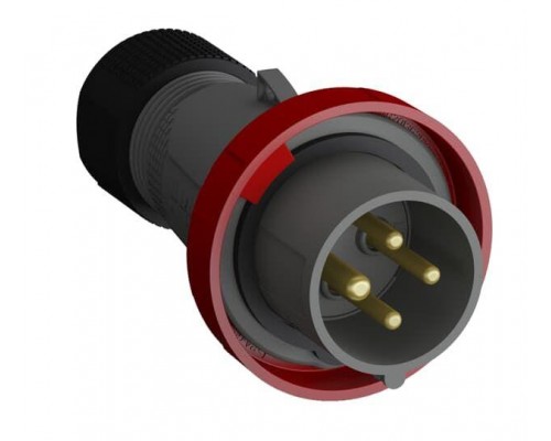 Вилка кабельная Easy&Safe 332EP3W 32А 3P+E IP67 3ч ABB 2CMA101100R1000