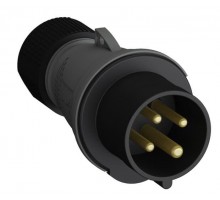 Вилка кабельная Easy&Safe 332EP7 32А 3P+E IP44 7ч ABB 2CMA101985R1000