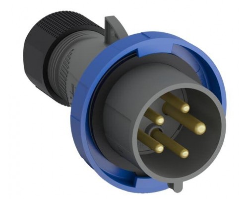 Вилка кабельная Easy&Safe 416EP9W 16А 3P+N+E IP67 9ч ABB 2CMA101091R1000