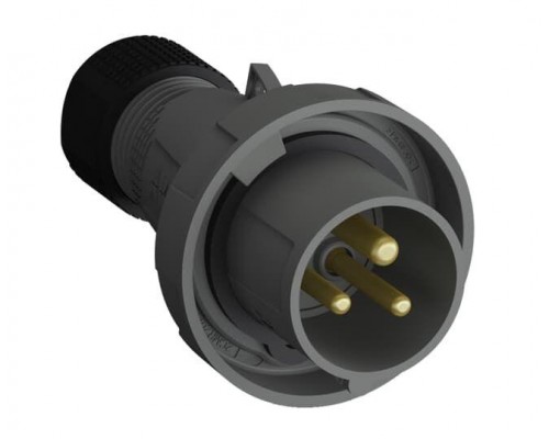 Вилка кабельная Easy&Safe 232EP12W 32А 2P+E IP67 12ч ABB 2CMA101097R1000