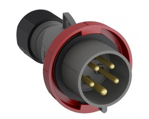 Вилка кабельная Easy&Safe 432EP6W 32А 3P+N+E IP67 6ч ABB 2CMA101112R1000