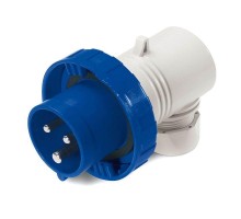 Вилка кабельная угловая 16А 2P+E 230В IP67 DKC DIS2261633