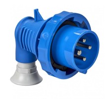 Вилка кабельная угловая 16А 3PE 200-250В винт. IP67 SchE 81778