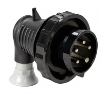 Вилка кабельная угловая 16А 3PNE 480-500В винт. IP67 SchE 81783