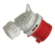 Вилка кабельная угловая 16А 3P+E 400В IP44 DKC DISA040164