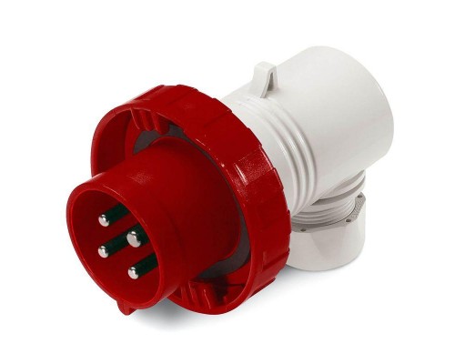 Вилка кабельная угловая 32А 3P+E+N 400В IP67 DKC DIS2263237