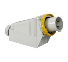 Вилка настенная 125А 3PT 100-130В винт. IP67 SchE 81588