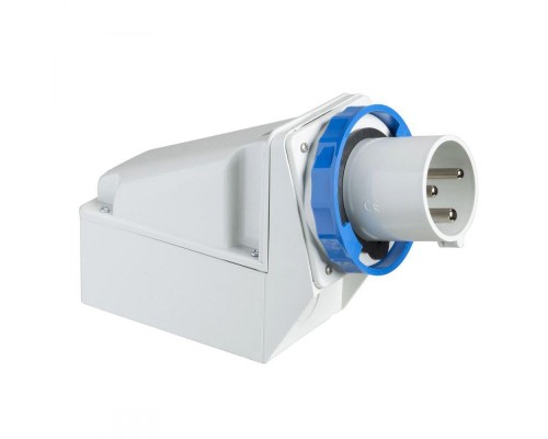 Вилка настенная 125А 3PT 200-250В винт. IP67 SchE 81591