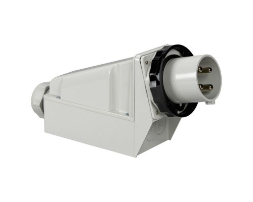 Вилка настенная 125А 3PT 480-500В винт. IP67 SchE 81597
