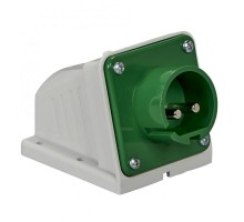 Вилка настенная 16А 2P 24-48В винт. IP44 SchE 82505