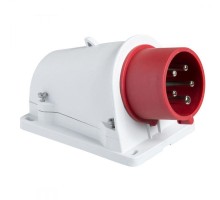 Вилка настенная 16А 2P-E 380-415В винт. IP44 SchE PKE32W433