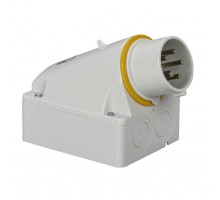 Вилка настенная 16А 3PNE 100-130В винт. IP44 SchE 83503