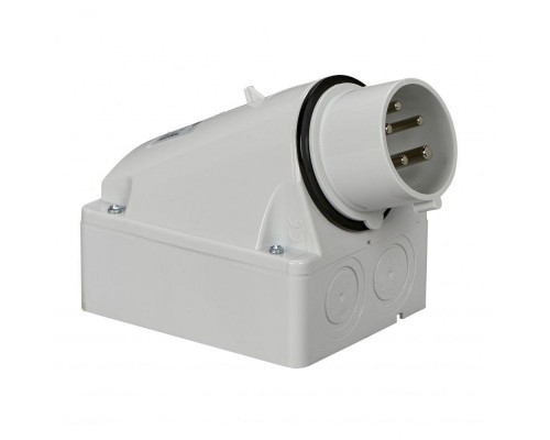 Вилка настенная 16А 3PNE 480-500В винт. IP44 SchE 83512