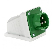 Вилка настенная 16А 3P 24-48В винт. IP44 SchE 82506