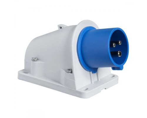 Вилка настенная 16А 3P-E 200-250В винт. IP44 SchE PKE16W424