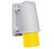 Вилка настенная 16А 3P-N-E 100-130В винт. IP44 SchE PKE16W415