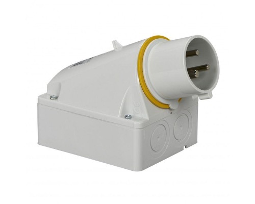 Вилка настенная 32А 2PE 100-130В винт. IP44 SchE 83513