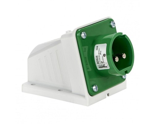 Вилка настенная 32А 2P 24/48В винт. IP44 SchE 82525
