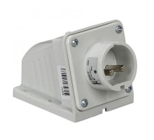 Вилка настенная 32А 2P 40-50В винт. IP44 SchE 82517