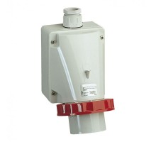Вилка настенная 32А 3PE IP67 380-440В винт. IP67 SchE 81599