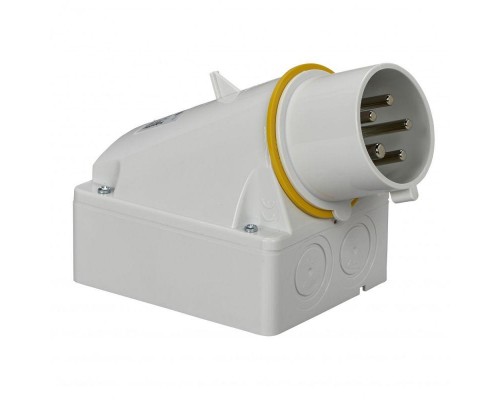 Вилка настенная 32А 3PNE 100-130В винт. IP44 SchE 83515