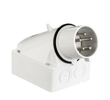 Вилка настенная 32А 3PNE 480-500В винт. IP44 SchE 83524