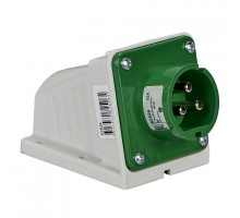 Вилка настенная 32А 3P 24/48В винт. IP44 SchE 82526