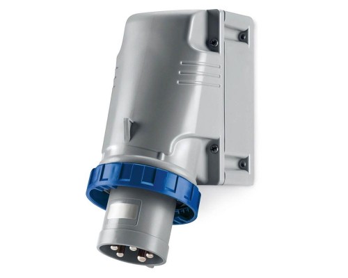 Вилка настенная 63А 2P+E 250В IP67 DKC DIS245M6393
