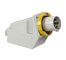 Вилка настенная 63А 3PNT 100-130В винт. IP67 SchE 81577