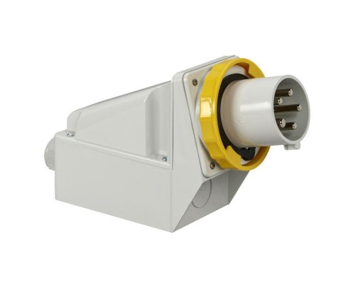 Вилка настенная 63А 3PNT 100-130В винт. IP67 SchE 81577
