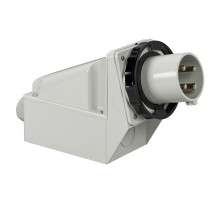 Вилка настенная 63А 3PT 480-500В винт. IP67 SchE 81585