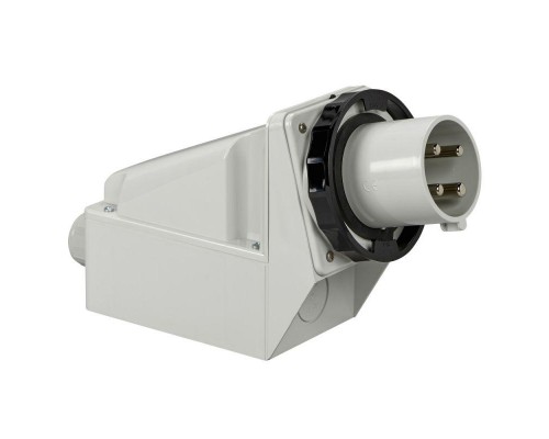 Вилка настенная 63А 3PT 480-500В винт. IP67 SchE 81585